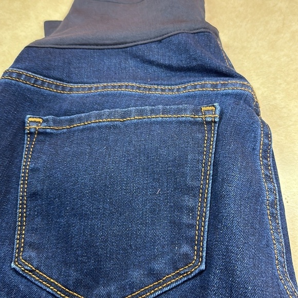 Old Navy Maternity Skinny Full Panel Jeans Cotton/Polyester Size 8 - Picture 3 of 7